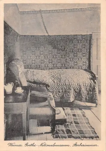 Weimar Goethe-Nationalmuseum Sterbezimmer ngl 196.130