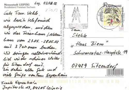 Leipzig Mehrbildkarte gl2002 196.135