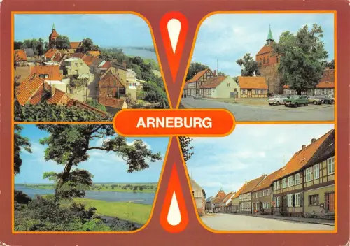 Arneburg Mehrbildkarte gl1989 196.127