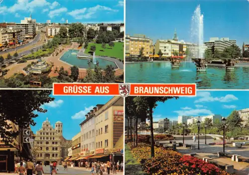 Braunschweig Mehrbildkarte gl1981 196.168