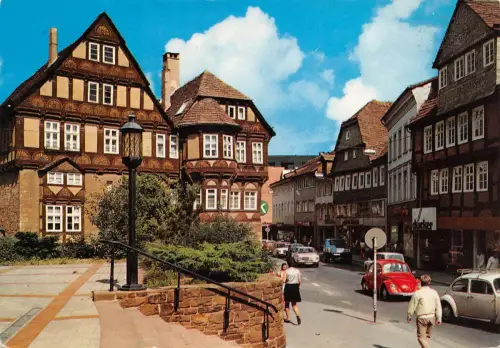 Höxter an der Weser Dechanei und Marktstraße gl1977 196.187