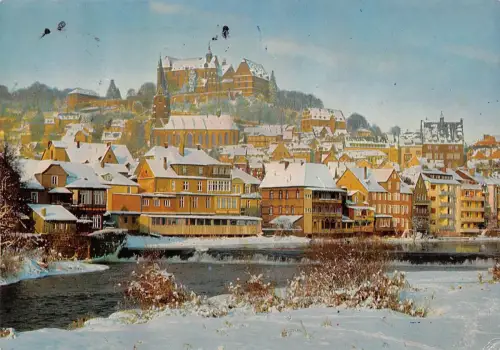 Marburg a. Lahn mit Schloß gl1985 196.199