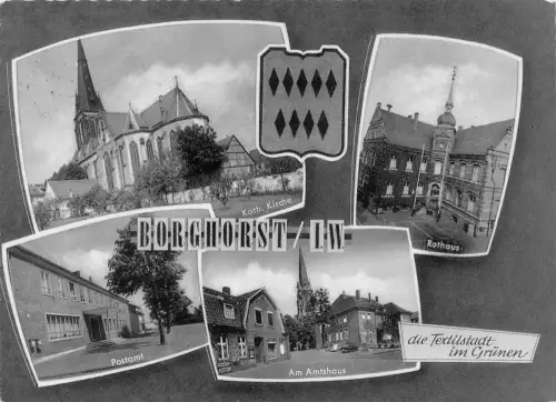 Borghorst Mehrbildkarte gl1962 196.231