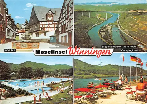 Winningen an der Mosel Mehrbildkarte ngl 196.255