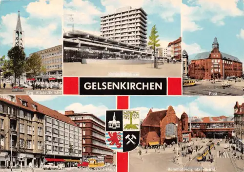 Gelsenkirchen Mehrbildkarte gl1973 196.240