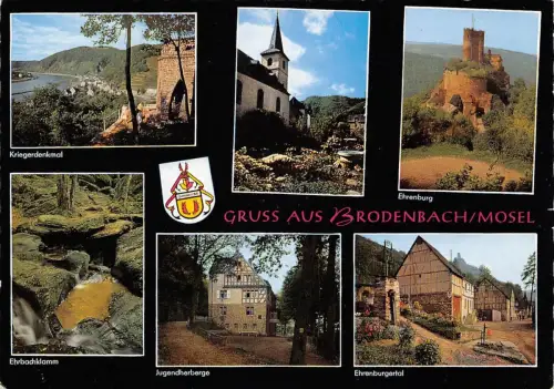 Brodenbach an der Mosel Mehrbildkarte gl1966 196.250