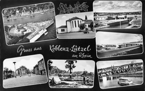 Koblenz-Lützel Mehrbildkarte gl1963 196.249