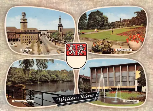 Witten an der Ruhr Panorama gl1964 196.285
