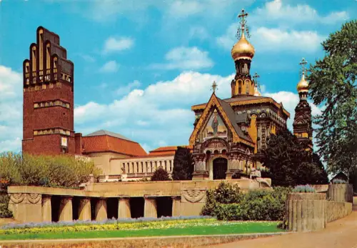 Darmstadt Russische Kapelle und Hochzeitsturm ngl 196.299