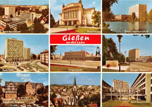 Gießen a.d.Lahn Mehrbildkarte ngl 196.310