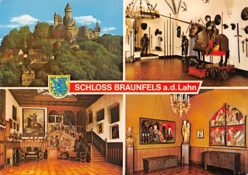 Braunfels a.d. Lahn Schloß Mehrbildkarte gl1987 196.326