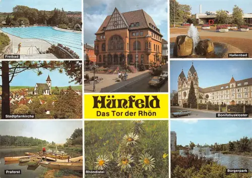 Hünfeld/Rhön Mehrbildkarte gl1986 196.340