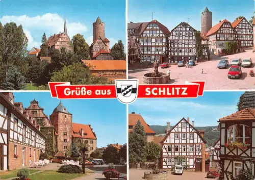 Schlitz/Hessen Mehrbildkarte gl 196.335