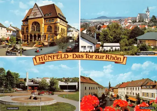 Hünfeld/Rhön Mehrbildkarte ngl 196.339