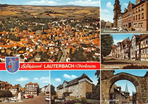 Lauterbach (Hessen) Mehrbildkarte gl1985 196.342