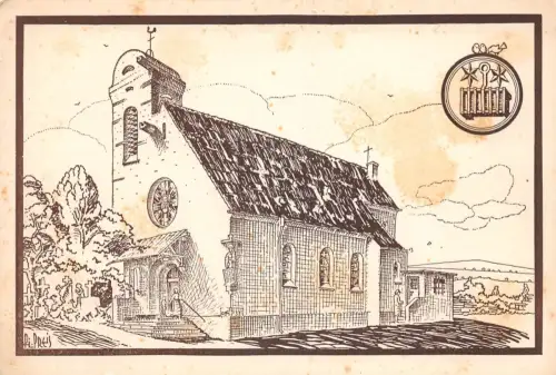 Leifelheim bei Worms Kath. Kirche Künstlerkarte ngl 196.350