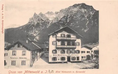 Mittenwald Hotel Wetterstein ngl 196.356