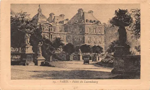 Frankreich Paris Palais de Luxembourg Künstlerkarte ngl 196.406