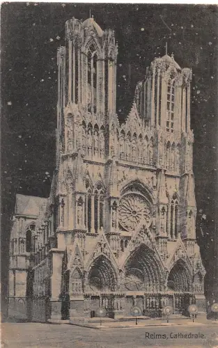 Frankreich Reims Cathedrale feldpgl1917 196.396