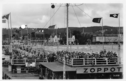 Pommern Zoppot Hafen ngl 196.430