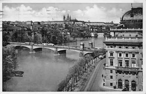 Tschechien Praha Hradcany a Narodni divadlo gl1938 196.440