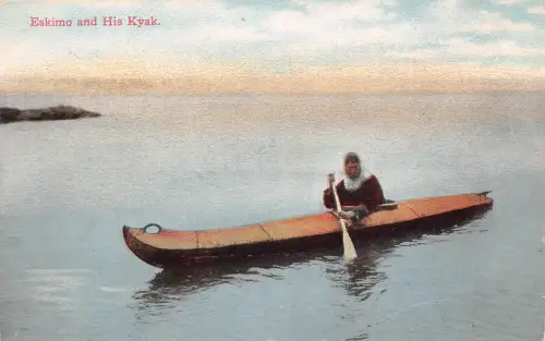 Typen Eskimo and his Kajak ngl 196.531
