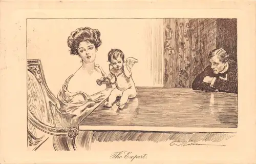 Thematik The Expert England Künstlerkarte gl1909 196.496