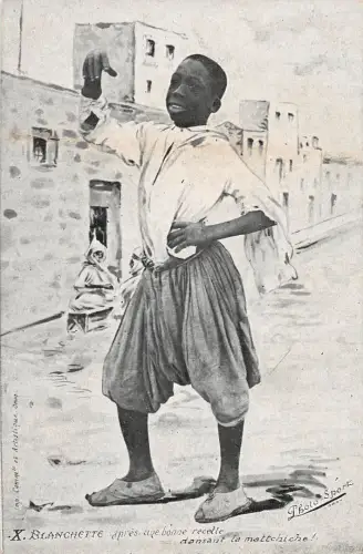 Afrika dansant la mattchiche Künstlerkarte ngl 196.521