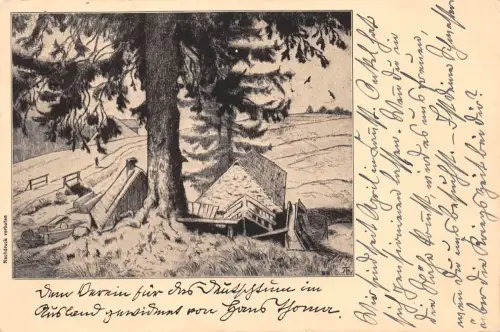 Deutschtum im Ausland Künstlergarte sign. gl1915 196.547