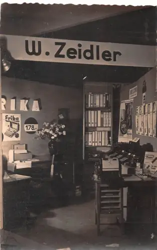 Reklame Erika Schreibmaschinen Fotokarte ngl 196.566