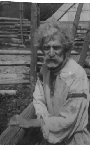 Sinti/Roma Männerportrait Fotokarte ngl 196.586