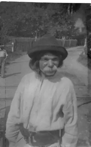Sinti/Roma Männerportrait Fotokarte ngl 196.587