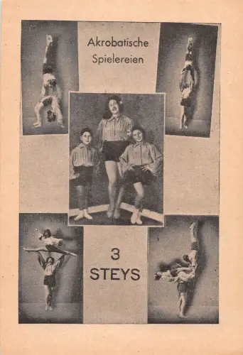 Zirkus 3 Steys Akrobatische Spielereien, keine AK ngl 196.595