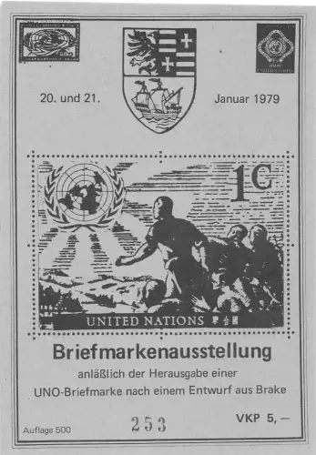 Brake Briefmarkenausstellung 1979 ngl 196.647