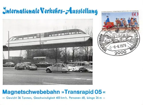 Hamburg Sonderpostkarte Int. Verkehrs-Ausstellung 1979 ngl 196.715
