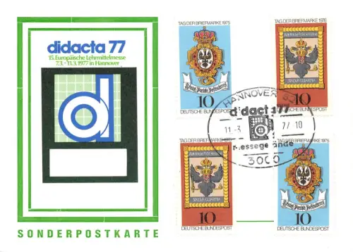 Hannover Sonderpostkarte didacta 77 ngl 196.711