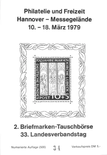 Hannover Philatelie und Freizeit 1979 ngl 196.724