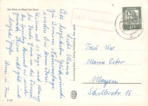 Nachtsheim Posthilfstempel gl1962 196.666