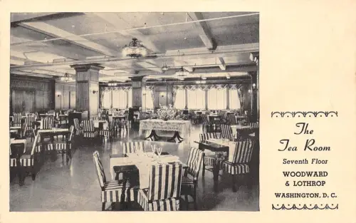 USA Washington D.C. Woodward & Lothrop The Tes Room ngl 196.736