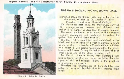 USA Provincetown, Mass. Pilgrim Memorial Monument ngl 196.745