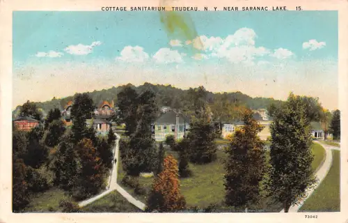 USA Saranac Lake, Cottage Sanitorium Trudeau gl1929 196.762