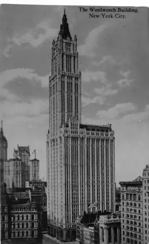 USA New York City, Woolworth Building, Fotokarte ngl 196.756
