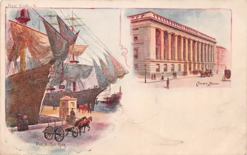 USA New York Pier 13 East River, Custom House ngl 196.771