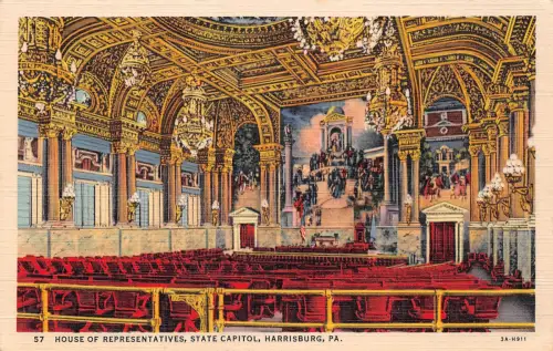 USA Harrisburg, Pa. House of Representantives, State Capitol ngl 196.774