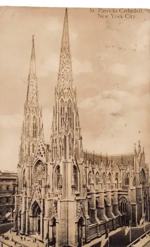 USA New York Citiy St. Patricks Cathedral Fotokarte gl1927 196.814
