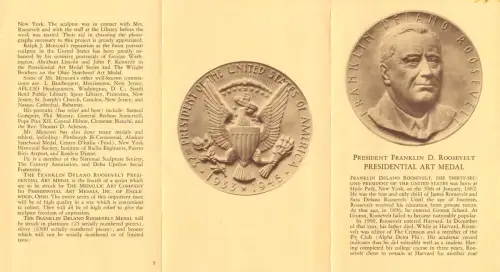 USA Franklin D. Roosevelt, The Thirty-Second President of the United States ngl 196.848