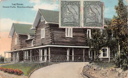 Canada Grand Falls, Newfoundland, Log House gl 196.890
