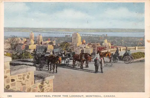 Canada Montreal from the Lookout gl1951 196.905