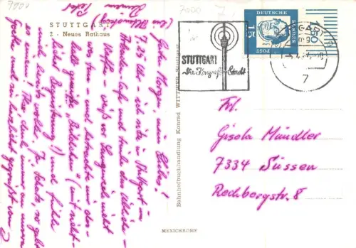 Stuttgart Neues Rathaus gl 196.917