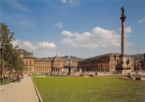 Stuttgart Schloßplatz Neues Schloß ngl 196.923